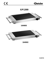 Bartscher 104905 Operating instructions