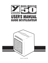 YORKVILLE BM50 Owner's manual