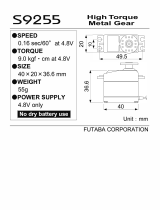 Futaba S9255 User manual