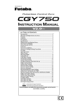 Futaba CGY750 User manual