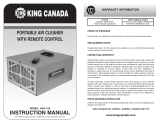 King Canada KAC-410 User manual