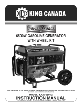 King Canada KCG-6501G User manual