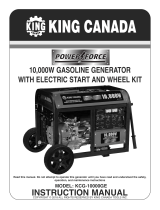 King Canada KCG-10000GE User manual