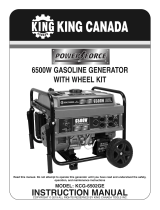 King Canada KCG-6502GE User manual