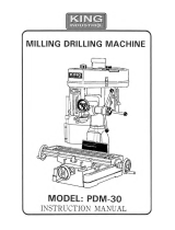 King Canada PDM-30 User manual