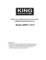 King Canada 1050VS User manual