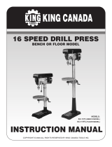 King Canada KC-117C User manual