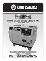 King Canada KCG-5000DES User manual