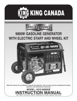 King Canada KCG-9000GE User manual