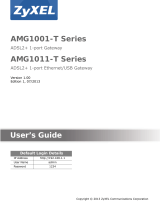 ZyXEL AMG1001-T Series Owner's manual