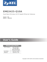 ZyXEL EMG3425-Q10A User manual