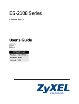 ZyXEL ES-2108 Series User manual