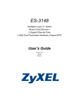 ZyXEL ES-3148 User manual