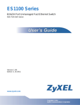 ZyXEL ES1100-24G User manual