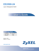 ZyXEL ES3500-24 User guide