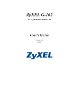 ZyXEL ZyAIR G-162 User manual