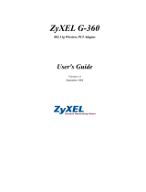 ZyXEL Communications G-360 User manual