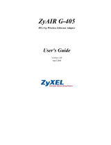 ZyXEL Communications G-405 User manual