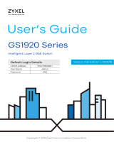 ZyXEL GS1920-48HP Owner's manual