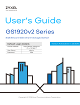ZyXEL GS1920-24v2 User guide