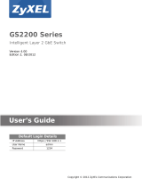 ZyXEL GS2200-24 User manual