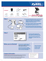 ZyXEL IPC3605N Quick start guide