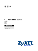 ZyXEL ISG50-ISDN User guide