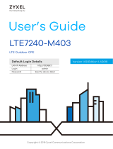 ZyXEL LTE7240-M403 User guide