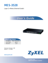 ZyXEL MES-3528 User manual