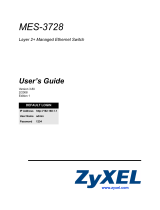 ZyXEL MES-3728 User manual