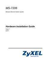 ZyXEL MI-7248TF Installation guide