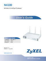 ZyXEL Communications N4100 User manual