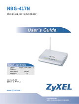 ZyXEL NBG-417N User manual