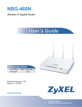 ZyXEL Communications NBG-460N User manual
