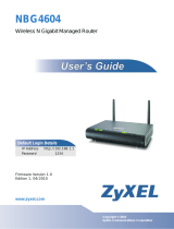 ZyXEL NBG4604 User guide