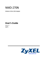 ZyXEL Communications NWD-270N User manual