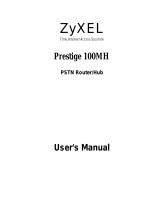 ZyXEL P-100MH User manual