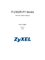 ZyXEL P-2302R-P1 User manual