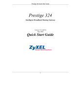 ZyXEL P-324 Quick start guide