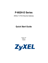 ZyXEL P-662H-D1 User manual