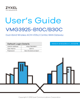 ZyXEL VMG3925-B10C User guide