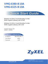 ZyXEL VMG4325-B10A Quick start guide