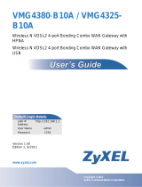 ZyXEL VMG4325-B10A User manual