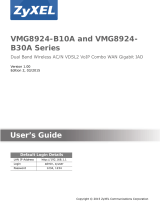 ZyXEL VMG8924-B30A User manual