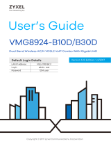 ZyXEL VMG8924-B10D User manual