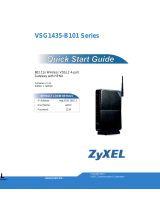 ZyXEL VSG1435-B101 Series Quick start guide