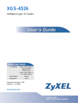ZyXEL XGS-4526 User guide