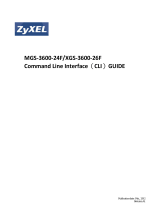 ZyXEL XGS3600-26F User guide