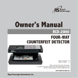 Royal Sovereign RCD-2000 Owner's manual