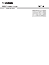 Boss GT-1 Owner's manual